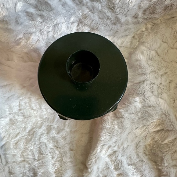 Vintage Bohemia Czech Crystal Ruby Red Cut to Clear Candle Holder Shade - Picture 5 of 6